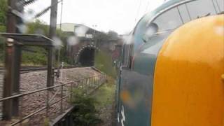 Deltic 55022 Powers Out of Kings Cross 11th Sept 2010 [upl. by Artemus]