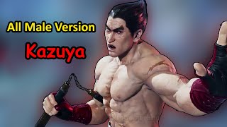 Tekken 8 Kazuya  Using All Rage Art male Characters  ProGamerSaga [upl. by Eceeryt]