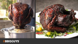 How to Deep Fry a Turkey  Cajun Marinated Fried Turkey Recipe  BBQGuys [upl. by Alcus]