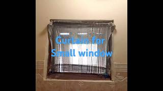 Bathroom window curtain in 10 min diy sew sewing sewsimple sewingtutorial sewingpattern [upl. by Kopple]