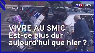 Vivre avec le SMIC  estce plus dur aujourdhui que hier [upl. by Llemart652]