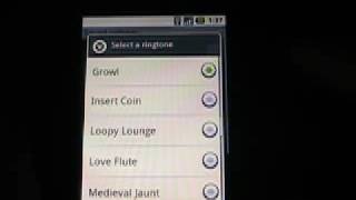 Check out all the TMobile G1 ringtones [upl. by Alguire]