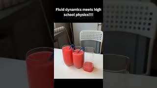 Introducing Fluid Dynamics in High School Physics experiment science chemistry [upl. by Elda613]