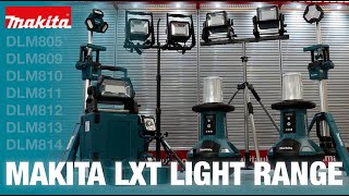 Makita UK  18v LXT Lighting Range [upl. by Natloz]