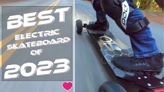 I did 50 mph on a futuristic Electric Skateboard [upl. by Cuthburt]