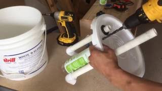 How To Build A Pneumatic Ejector Air Lift Pump Using a 3 Gallon Bucket [upl. by Karlee61]