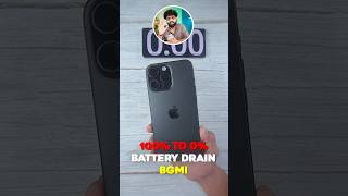 iPhone 16 Pro Max  BGMI 100 to 0 Battery Drain Test [upl. by Tamarra513]