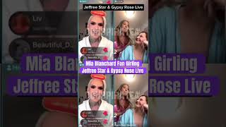 Gypsy Rose Live with Jeffree Star gypsyrose jeffreestar [upl. by Gnoht]