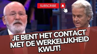 Wilders veegt de VLOER AAN met Timmermans Je bent het contact met de werkelijkheid kwijt [upl. by Atirec]