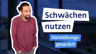 WAS SIND IHRE SCHWÄCHEN Beispiele  No Go’s I Vorstellungsgespräch 🚀 I Traumjob [upl. by Nitsed]