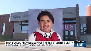 WATCH  West Jessamine High School provides grief counseling after student’s death [upl. by Karli]