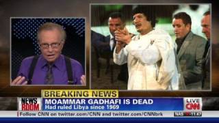 Larry King reflects on Gadhafi interview [upl. by Latimer47]