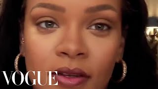 Rihanna Gives Advice on How to Be Good at Makeup [upl. by Eelesor]