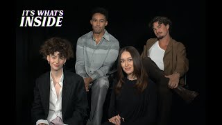 Gavin Leatherwood Nina Bloomgarden Alycia DebnamCarey Devon Terrell on filming in haunted house [upl. by Torras946]