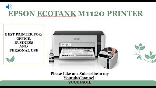 Epson EcoTank M1120 Printer Review and Specs [upl. by Ert544]