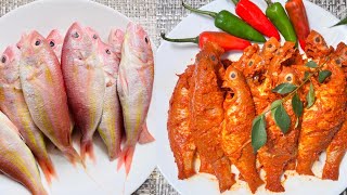 Fish Fry Recipe  मच्छी फ्राई  Sea fish Rani pink perch Fish fry  Tawa Macchi Masala  Kilimeen [upl. by Birkle235]