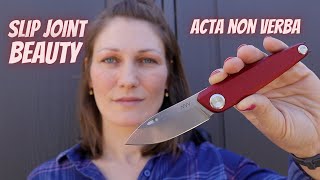 ANV Knives Z050A Slip Joint To Fall For [upl. by Ahsenahs]