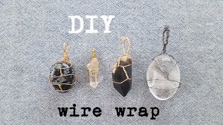 DIY Wire Wrap Gemstones Without Holes [upl. by Ydnew20]