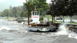 Hurricane Irene at Lake George [upl. by Nosyt]