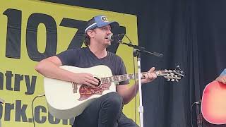 Drew Baldridge  Tough People acoustic Froggy 1077 guitar pull 7222024 York State Fair PA 1116 [upl. by Fonda]