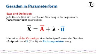 Geraden in Parameterform [upl. by Mcmahon]