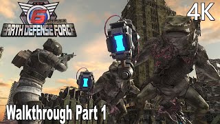 Earth Defense Force 6 Gameplay Walkthrough Part 1 No Commentary 4K [upl. by Rovner]