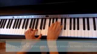 Leçon de piano  Tutoriel jazz facile [upl. by Margareta]