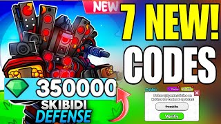 New SKIBIDI TOWER DEFENSE ROBLOX CODES 2024  SKIBIDI TOWER DEFENSE CODES [upl. by Bengt668]