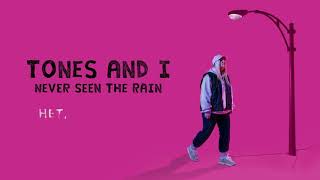 Tones and I  Never Seen The Rain  Lyric Video На Русском [upl. by Kcirded]