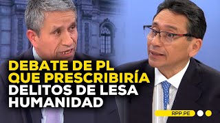 ¿Debería aprobarse PL que prescribiría delitos de Lesa Humanidad LASCOSASRPP  ENTREVISTA [upl. by Harbed]