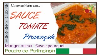 🇮🇹 Comment faire une SAUCE TOMATE provençale 🍴 tuto pas à pas en mode rapproché 🍅 [upl. by Onairotciv]