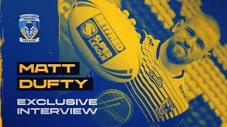 Matt Dufty begins training with Warrington Wolves [upl. by Kolb]