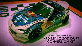 MRD 2WD Drift Conversion Kit for Kyosho MR03 AWD RC Car  Beijing Hobby Expo 2024 [upl. by Lanna]