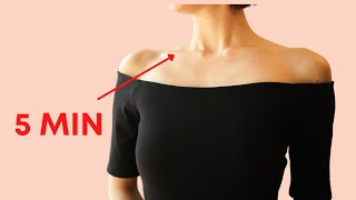 Beautiful Shoulder amp Neck Exercises How To Get Sexy Collarbone amp 90 Degree Shoulder In 2 Weeks [upl. by Ahsinev225]