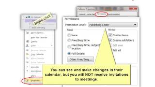 Outlook Calendar Permissions [upl. by Carlye]