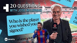 In our generation he was the best 🐐  20 Questions with The Special One Jose Mourinho 🤩🇵🇹 [upl. by Edla91]