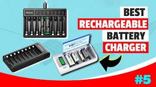 Best Rechargeable Battery Charger 2023  Recharge Your AA AAA and 9V Batteries [upl. by Diarmuid]