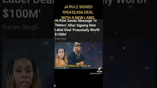 JA RULE SIGNS 109457342 MULTI MILLION DEAL 50 CENT IS JEALOUS jarule [upl. by Kiki967]