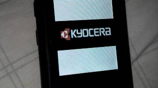 Kyocera Qualcomm 3G CDMA Boot Up [upl. by Philoo]