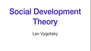 Vygotskys Theory  Social Development Theory  Early Childhood Development [upl. by Meave]