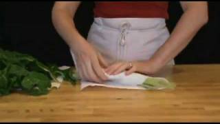 Washing Swiss Chard Kale and Other Leafy Greens [upl. by Berke]