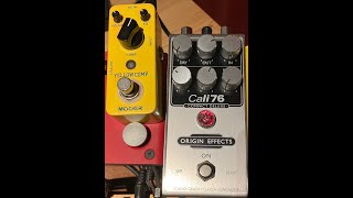 Pedalboard Update 7 Origin Effects Cali 76 Compact Deluxe [upl. by Adnalue]