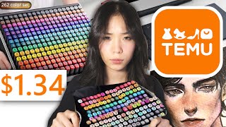 ROASTING TEMUS CHEAP ART SUPPLIES [upl. by Igig]