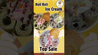 Ice Cream icerolls icecreamstore icecreamshop streetfood rollzicecreams [upl. by Airehtfele]