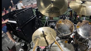 Drumset headcam  Davenport high school 2024 “Bloom”  Ben king [upl. by Aneris]