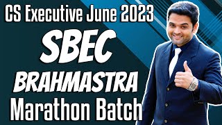 FREE CS Executive Online Classes  SBEC  Marathon Revision Batch  Chapter 19 and 20 [upl. by Avery]