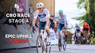 Epic Uphill 14 Finish  CRO Race Stage 4 Highlights [upl. by Nylsoj]