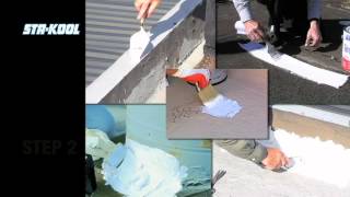 How To Apply an Elastomeric White Cool Roof Coating [upl. by Monney]