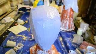 11  How to make a silicone mold  Thickening the silicone Latest Iron Man build update [upl. by Ecirtemed]