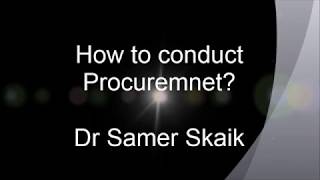 How to conduct procurement for a project [upl. by Rama]